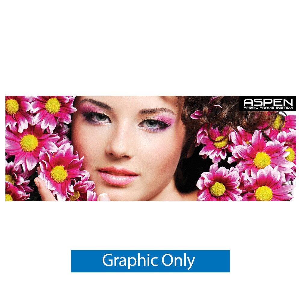 20ft. Aspen SEG Fabric Frame Backwall — Single Sided Graphic Only